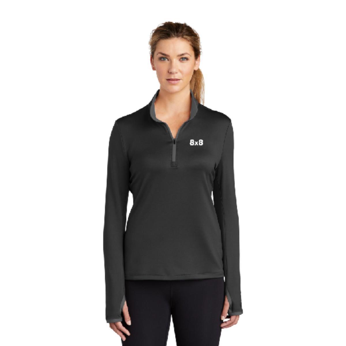 Ladies Nike Dri-FIT Stretch 1/2-Zip Cover-Up