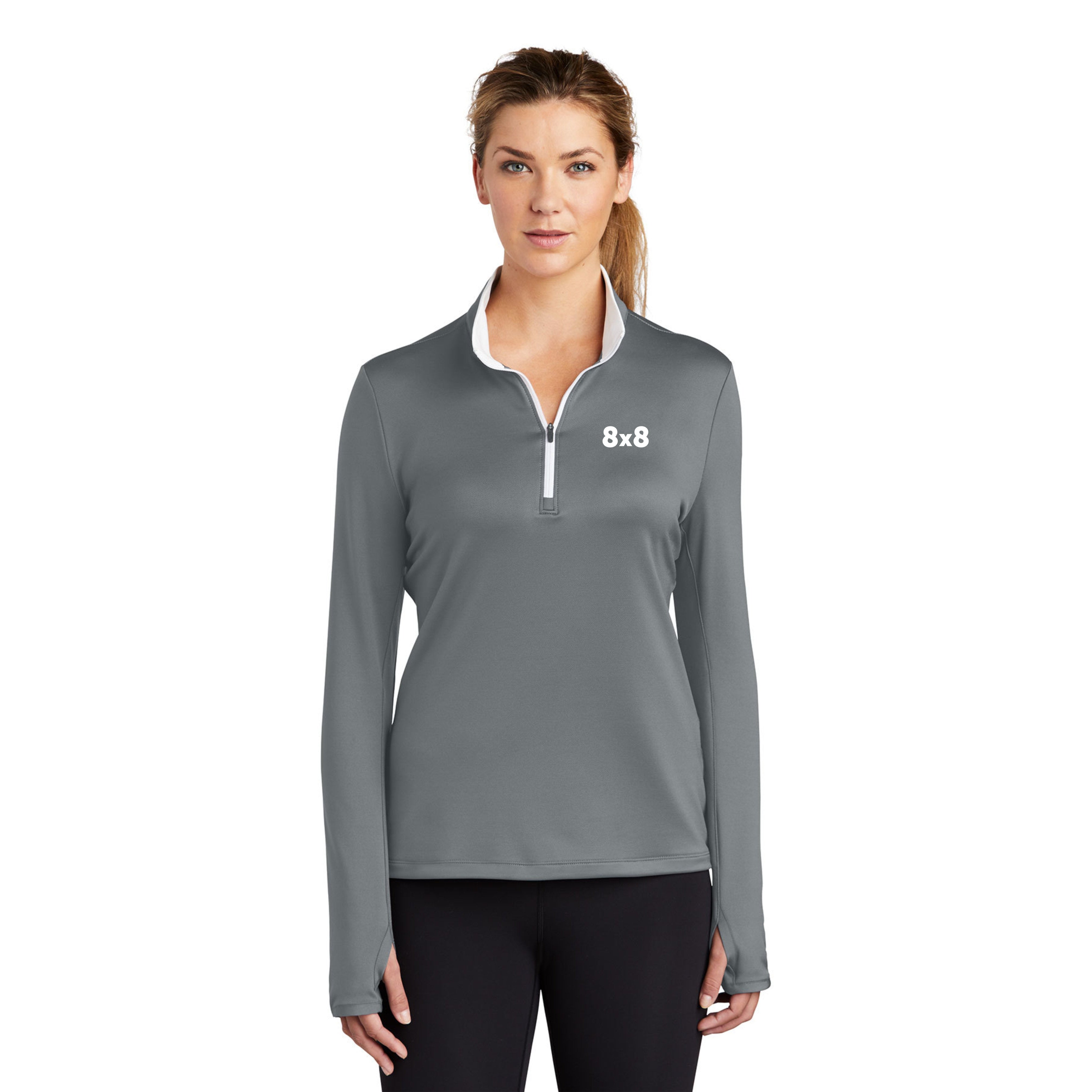 Ladies Nike Dri-FIT Stretch 1/2-Zip Cover-Up